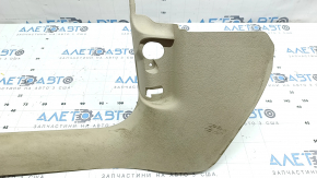 Inner front left door sill trim for Audi A6 C7 12-18, beige, dry-cleanable