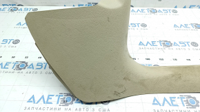 Audi A6 C7 12-18 beige inner door sill plate, dry-cleanable