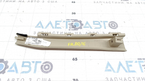 Audi A6 C7 12-18 lower right front pillar trim beige