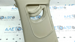 Upper center pillar trim, left, Audi A6 C7 12-18, without air duct, beige, dry-cleanable