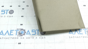 Upper center pillar trim, left, Audi A6 C7 12-18, without air duct, beige, dry-cleanable
