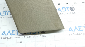 Upper center pillar trim, left, Audi A6 C7 12-18, without air duct, beige, dry-cleanable