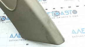 Upper center pillar trim, left, Audi A6 C7 12-18, without air duct, beige, dry-cleanable