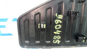 The driver's footrest for the Ford Edge 15-24 is black, the fasteners are broken, and it is worn.