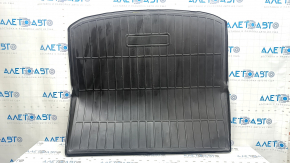 Black rubber trunk mat for Ford Edge 15-24