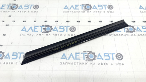 Left tailgate glass molding for Ford Edge 15-24, gloss black