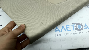 Right upper center pillar trim, Audi A6 C7 12-18, without air duct, beige, dry-cleanable