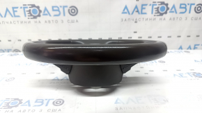 Audi A6 C7 12-18 steering wheel, brown leather, heated, paddle shifters, no buttons or paddles, with trim, scratches