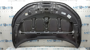 The hood is bare, Honda CRV 17-22 steel, graphite NH797M, dents, the amplifier is peeling off.