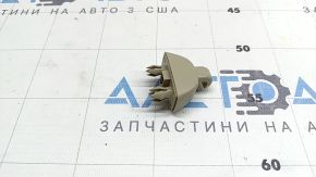 Audi A6 C7 12-18 passenger sun visor mounting hook, beige, 2-piece