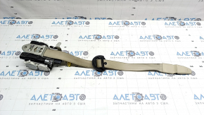 Driver's seat belt with squib for Audi A6 C7 12-18, beige, dry-cleanable