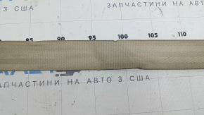 Rear right seat belt with squib for Audi A6 C7 12-18, beige, dry-cleanable, worn