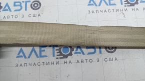 Rear right seat belt with squib for Audi A6 C7 12-18, beige, dry-cleanable, worn