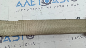 Rear right seat belt with squib for Audi A6 C7 12-18, beige, dry-cleanable, worn