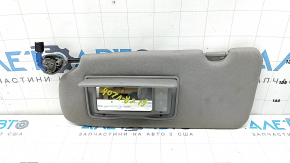 Left visor for Honda CRV 20-22, gray, with backlight, without hook, for cleaning