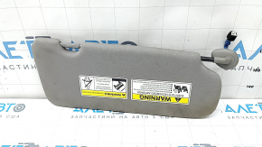 Left visor for Honda CRV 20-22, gray, with backlight, without hook, for cleaning