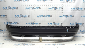 Bare rear bumper, lower part, VW Tiguan 18-21, for parking sensors, structure, chrome moldings