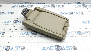 Audi A6 C7 12-18 center console armrest, beige leather, 2 pieces, dry-cleanable