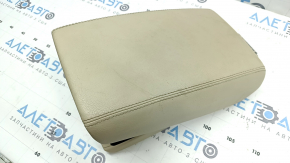 Audi A6 C7 12-18 center console armrest, beige leather, 2 pieces, dry-cleanable