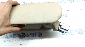 Audi A6 C7 12-18 center console armrest, beige leather, 2 pieces, dry-cleanable