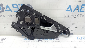 The inner rear right door handle, complete with Audi A6 C7 12-18, black with chrome, with backlight, scratches