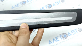 Audi A6 C7 12-18 S-line outer door sill trim, front right, scratches, dents on chrome