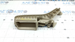 Rear left window lift control trim for Audi A6 C7 12-18, beige, scratches