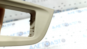 Audi A6 C7 12-18 rear right window control trim, beige, scratches