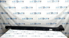 Left threshold for Audi A6 C7 16-18 rest s-line, black, worn, pressed