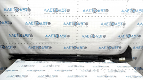 Right threshold for Audi A6 C7 16-18, S-line, black, pressed, scratches, missing fragments