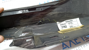 Right threshold for Audi A6 C7 16-18, S-line, black, pressed, scratches, missing fragments