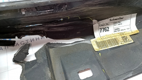 Right threshold for Audi A6 C7 16-18, S-line, black, pressed, scratches, missing fragments