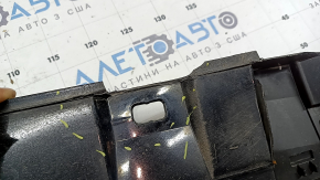 Right threshold for Audi A6 C7 16-18, S-line, black, pressed, scratches, missing fragments