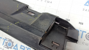 Right threshold for Audi A6 C7 16-18, S-line, black, pressed, scratches, missing fragments