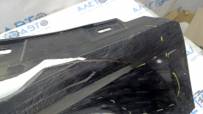 Right threshold for Audi A6 C7 16-18, S-line, black, pressed, scratches, missing fragments