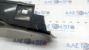 Right threshold for Audi A6 C7 16-18, S-line, black, pressed, scratches, missing fragments