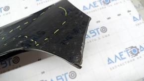 Right threshold for Audi A6 C7 16-18, S-line, black, pressed, scratches, missing fragments