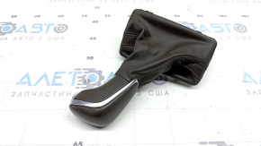 Audi A6 C7 16-18 Restored Brown Gear Shift Knob with Scratches