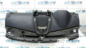 Ford Edge 19-24 black dashboard with start-stop airbag