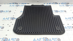 Black rear right rubber floor mat for Audi A6 C7 12-18