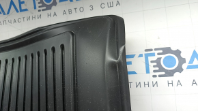 Black rubber trunk mat for Audi A6 C7 12-18, dented