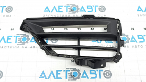 Front bumper grille left Honda CRV 20-22 hybrid under fog lights