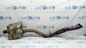 Audi A6 C7 16-18 2.0 exhaust pipe, rusty, torn mesh