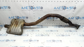 Audi A6 C7 16-18 2.0 exhaust pipe, rusty, torn mesh
