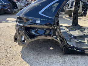 Black quarter panel of the rear right Ford Edge 15-24 wing on the body, broken subframe bolt, bumper