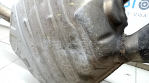 Exhaust pipe middle section with barrels Audi A6 C7 16-18 2.0T AWD with damper, rusty, dented