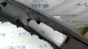 Front bare bumper Hyundai Tucson 22-24 for 6 parking sensors, USA, black, cracked mount