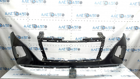 Front bare bumper Hyundai Tucson 22-24 for 6 parking sensors, USA, black, cracked mount