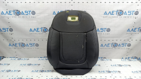 Hyundai Tucson 22-26 passenger seat back upholstery, black leather, perforated, heated, suitable for ventilation, melted plastic spots, suitable for dry cleaning