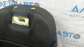Hyundai Tucson 22-26 passenger seat back upholstery, black leather, perforated, heated, suitable for ventilation, melted plastic spots, suitable for dry cleaning